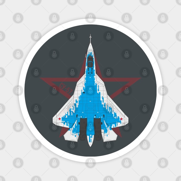 Sukhoi Su-57 Felon Magnet by FAawRay